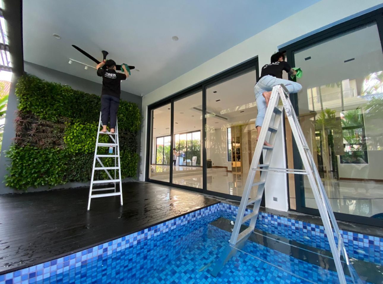 Cleaning work by Obsessive Cleaning Disorder (OCD)